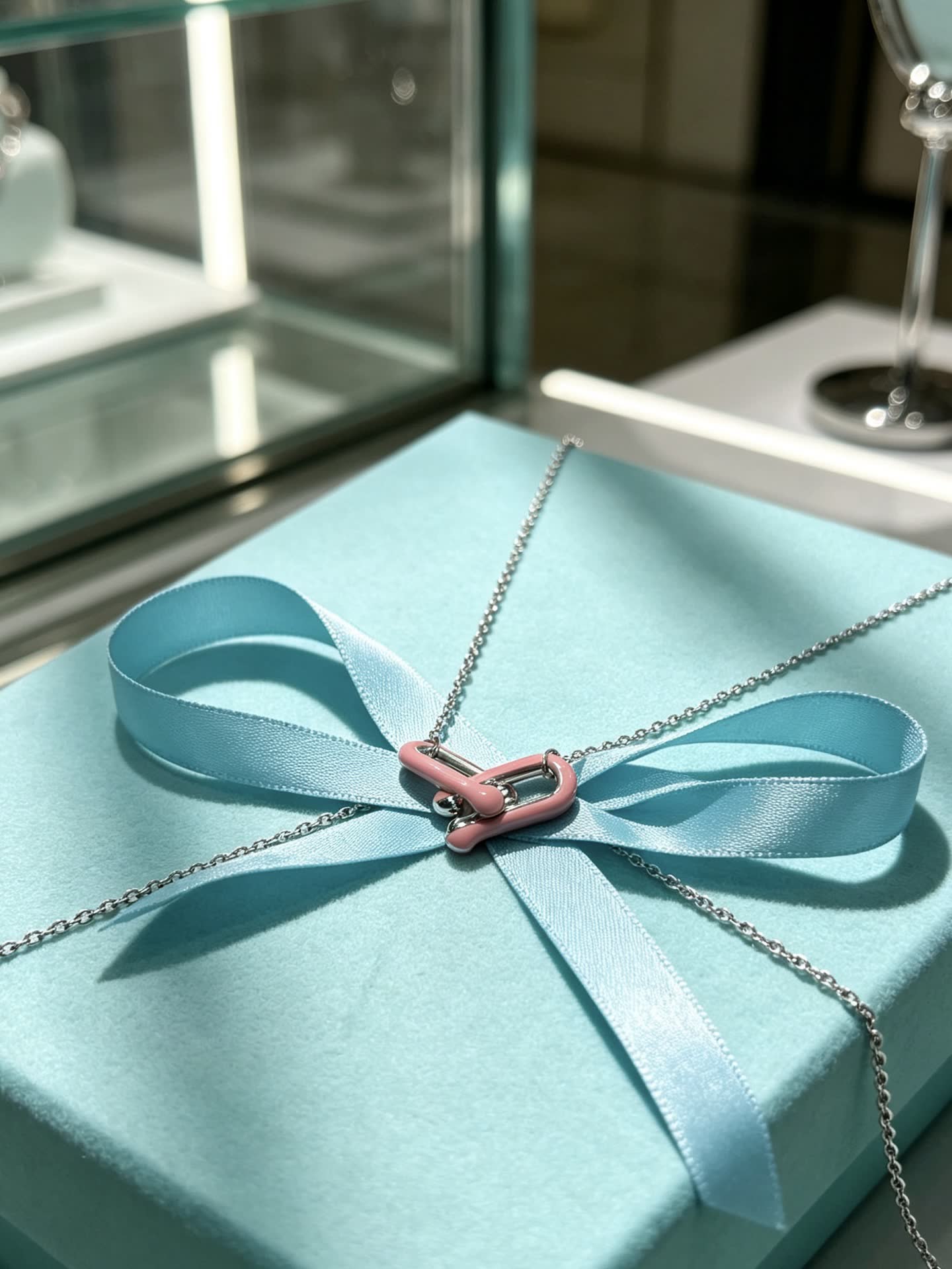 Tiffany & Co. Silver Polished Link Necklace